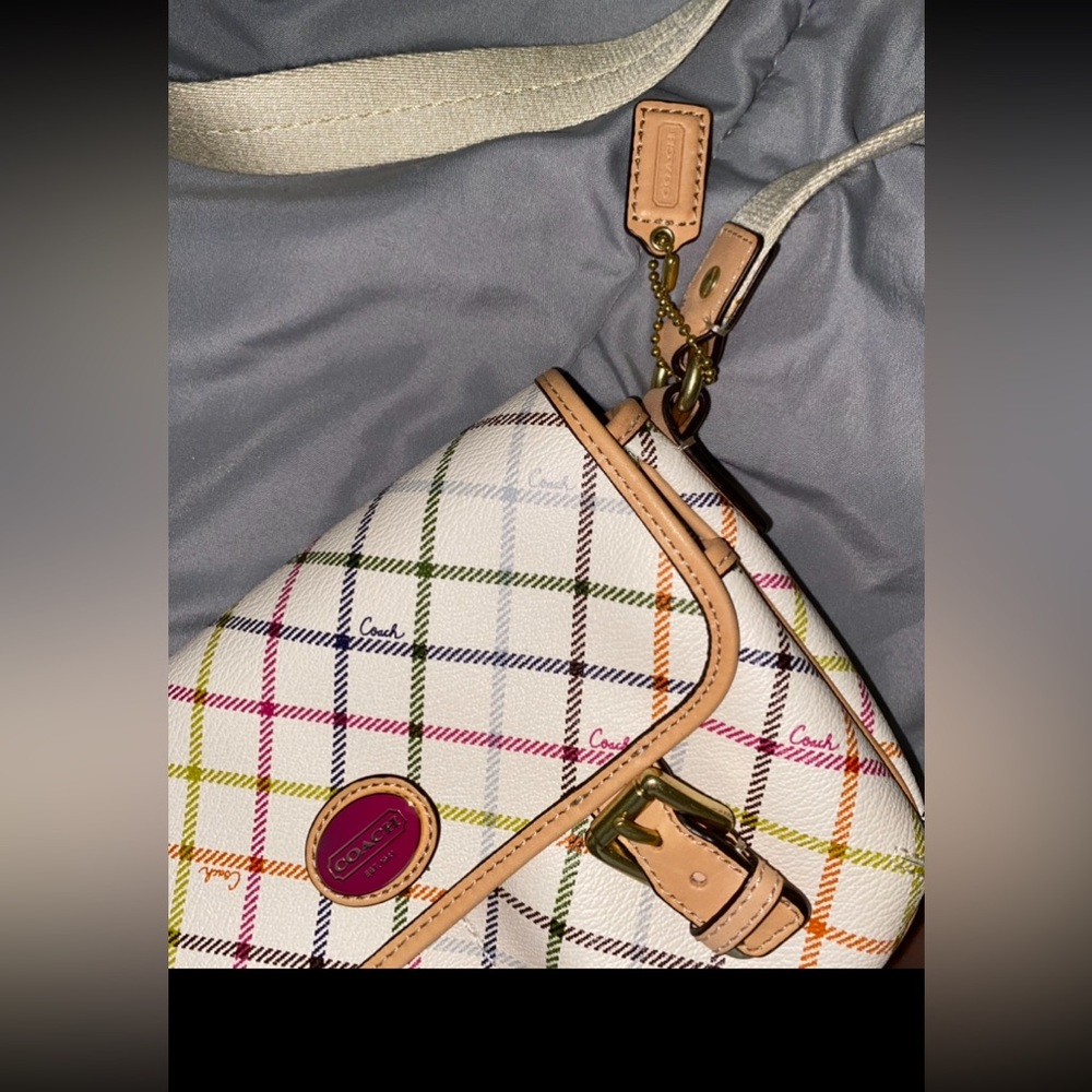 Coach Peyton Tattersal Field Bag